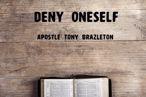 Denying Oneself (Apostle Tony) (MP3)
